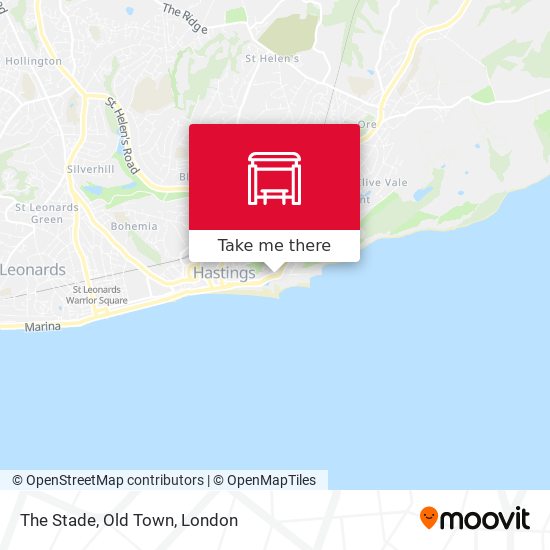 The Stade, Old Town map