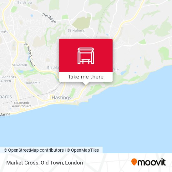 Market Cross, Old Town map