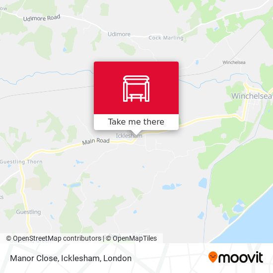 Manor Close, Icklesham map