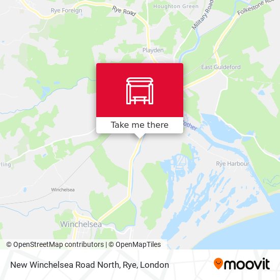 New Winchelsea Road North, Rye map