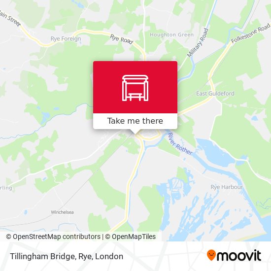 Tillingham Bridge, Rye map