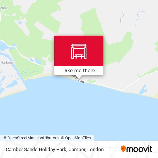 Camber Sands Holiday Park, Camber map