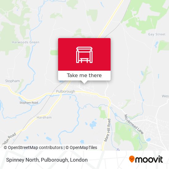 Spinney North, Pulborough map