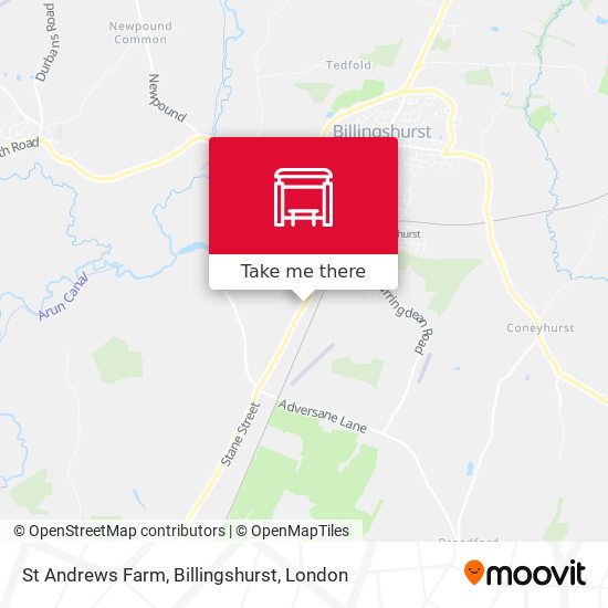 St Andrews Farm, Billingshurst map