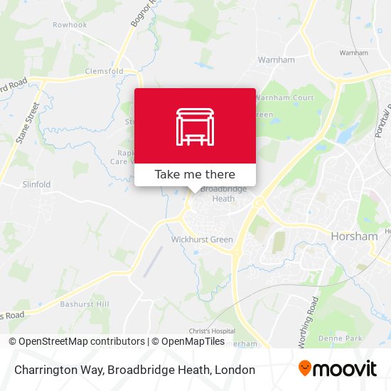 Charrington Way, Broadbridge Heath map