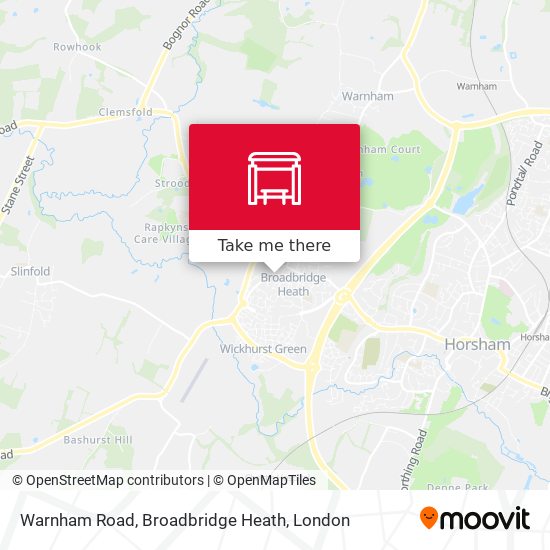 Warnham Road, Broadbridge Heath map