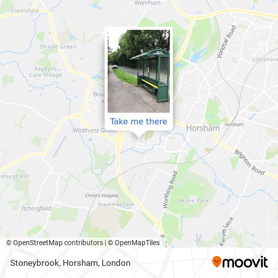 Stoneybrook, Horsham map