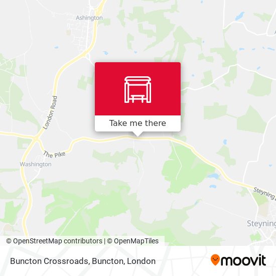 Buncton Crossroads, Buncton map
