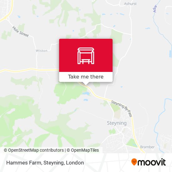 Hammes Farm, Steyning map