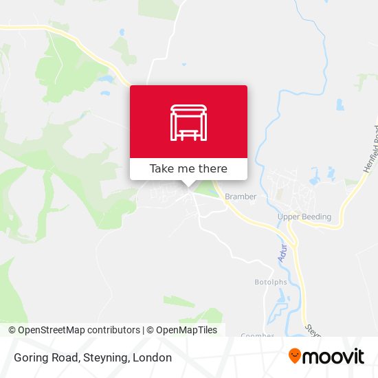 Goring Road, Steyning map