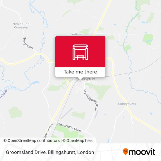 Groomsland Drive, Billingshurst map