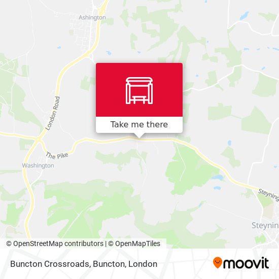 Buncton Crossroads, Buncton map