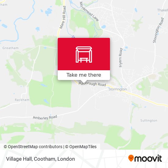Village Hall, Cootham map