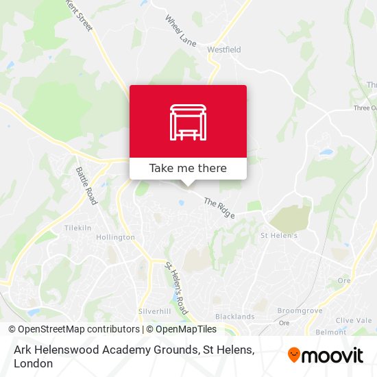 Ark Helenswood Academy Grounds, St Helens map