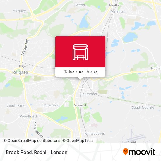 Brook Road, Redhill map