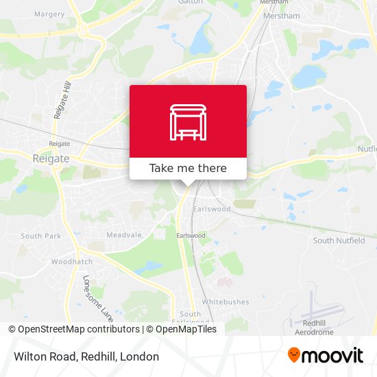 Wilton Road, Redhill map