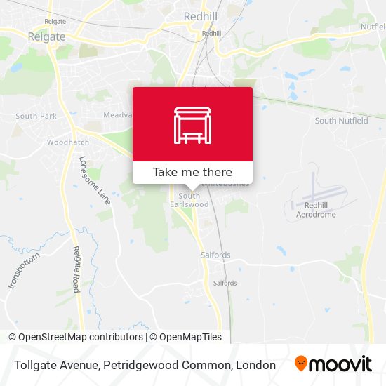 Tollgate Avenue, Petridgewood Common map