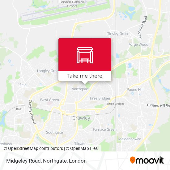 Midgeley Road, Northgate map