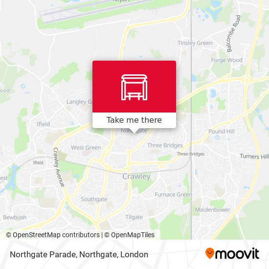 Northgate Parade, Northgate map