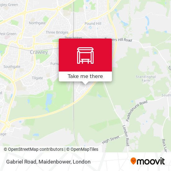 Gabriel Road, Maidenbower map
