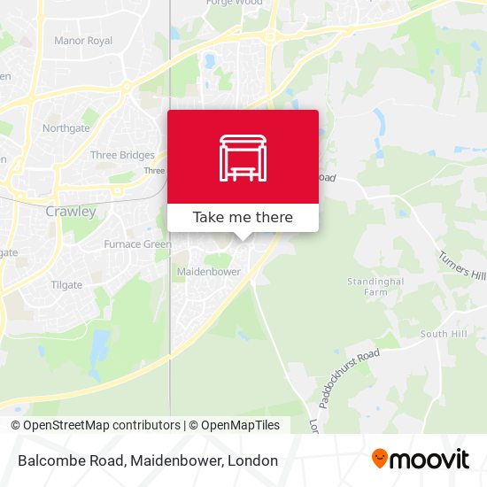 Balcombe Road, Maidenbower map