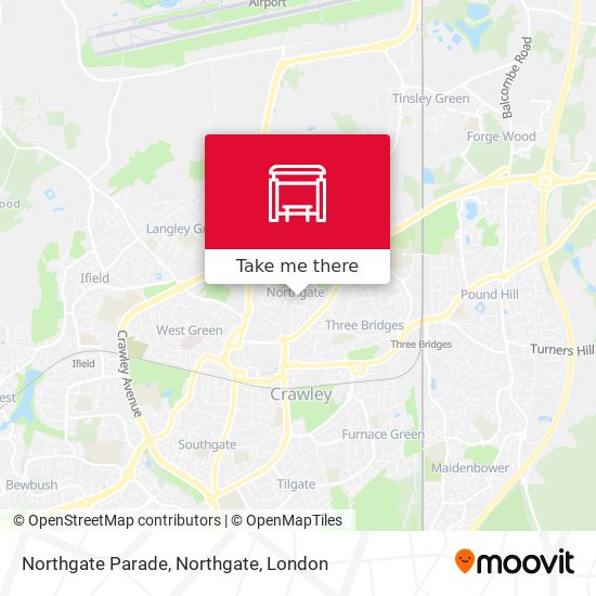 Northgate Parade, Northgate map