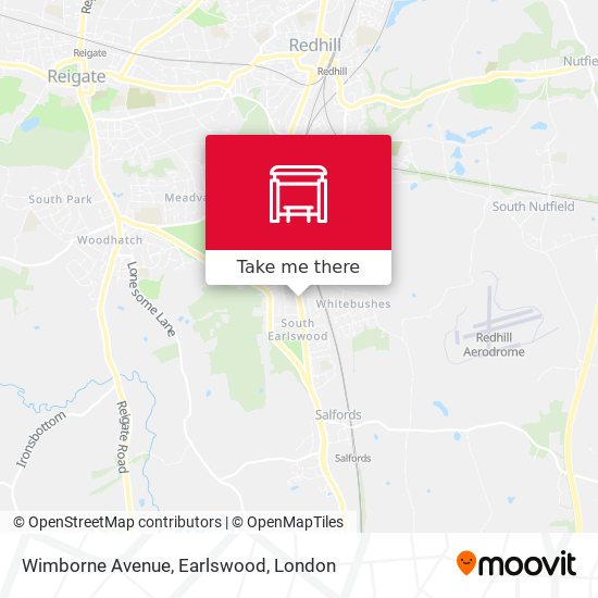 Wimborne Avenue, Earlswood map