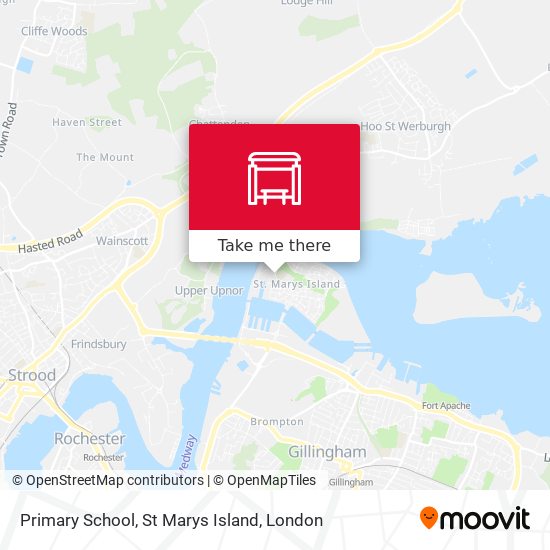Primary School, St Marys Island map