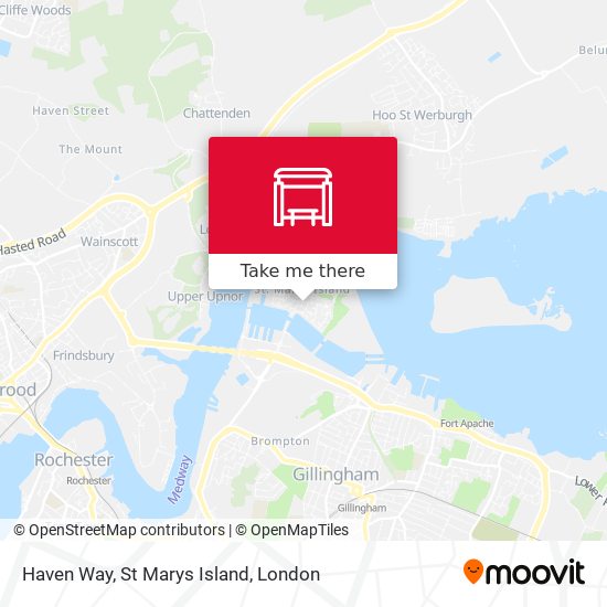 Haven Way, St Marys Island map