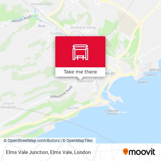 Elms Vale Junction, Elms Vale map