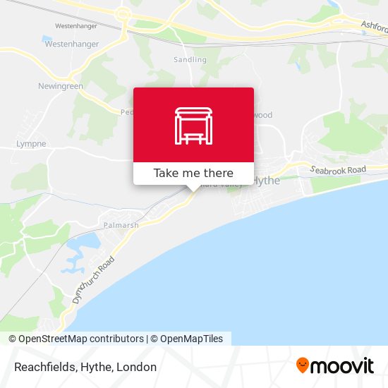 Reachfields, Hythe map