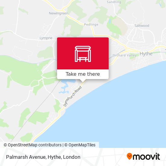 Palmarsh Avenue, Hythe map