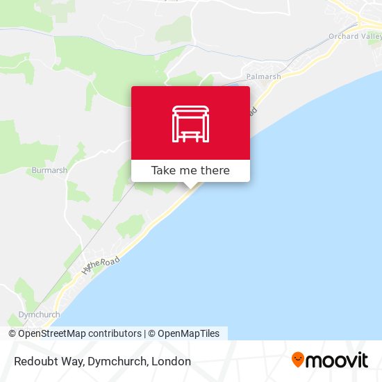 Redoubt Way, Dymchurch map