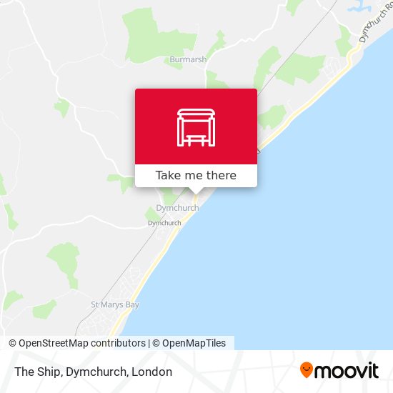 The Ship, Dymchurch map