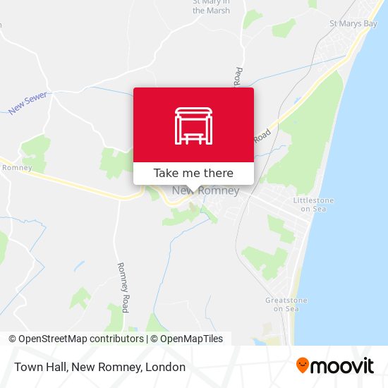 Town Hall, New Romney map