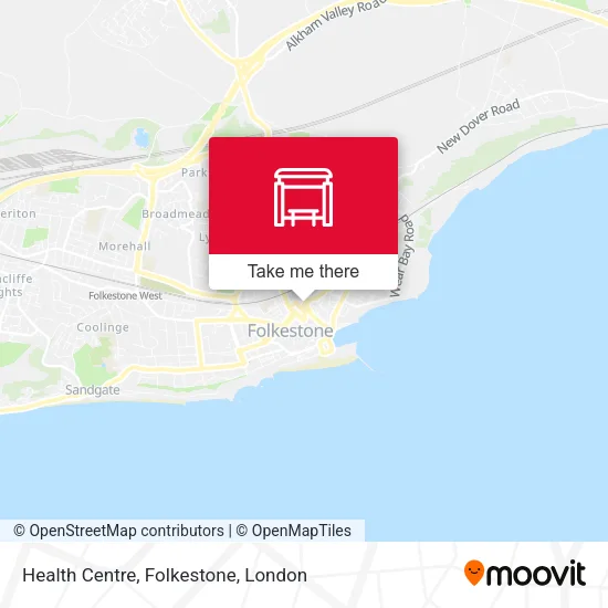 Health Centre, Folkestone map