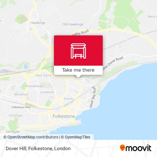 Dover Hill, Folkestone map