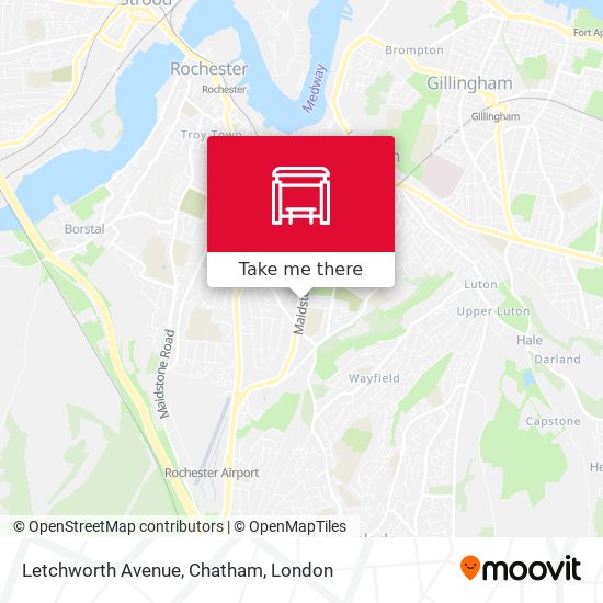 Letchworth Avenue, Chatham map