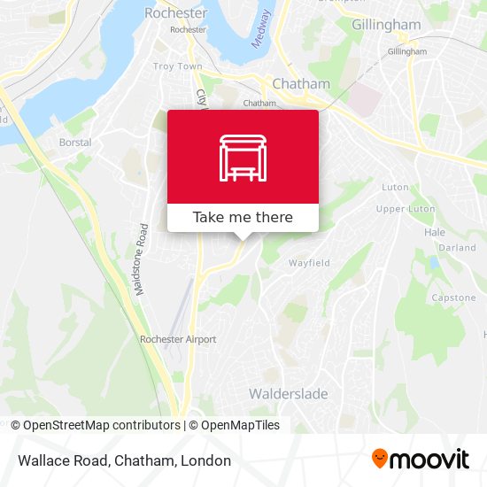Wallace Road, Chatham map