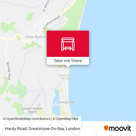 Hardy Road, Greatstone-On-Sea map