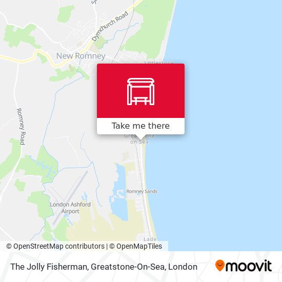 The Jolly Fisherman, Greatstone-On-Sea map