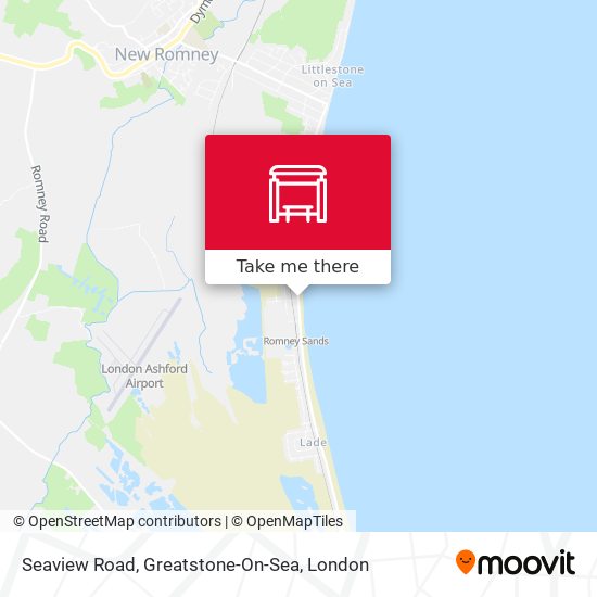 Seaview Road, Greatstone-On-Sea map