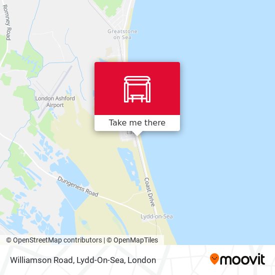 Williamson Road, Lydd-On-Sea map