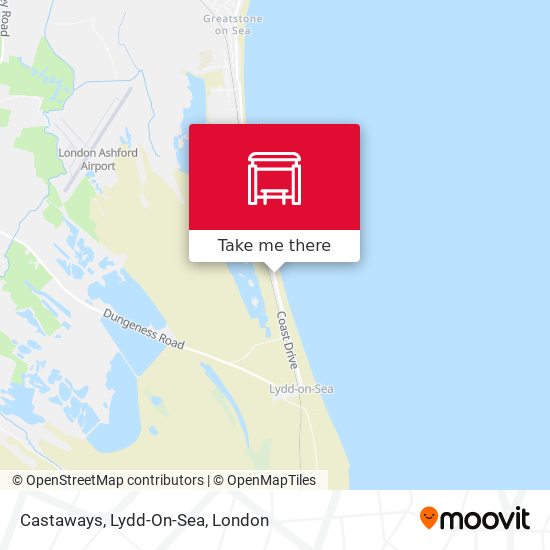 Castaways, Lydd-On-Sea map