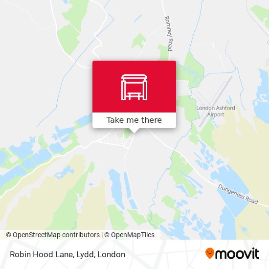 Robin Hood Lane, Lydd map