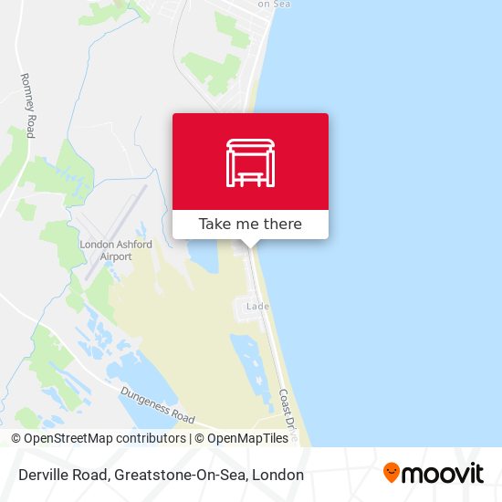 Derville Road, Greatstone-On-Sea map