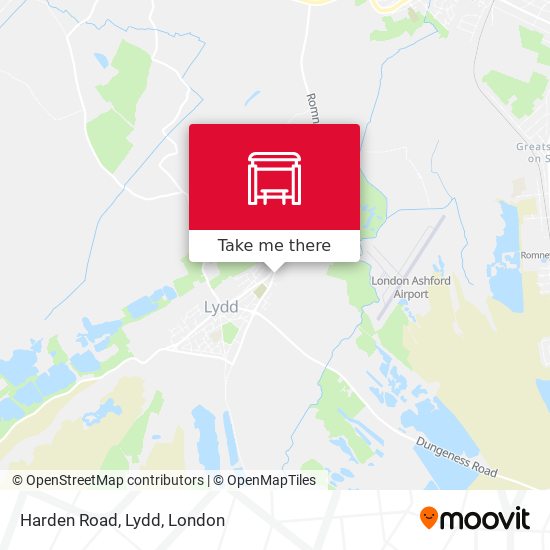 Harden Road, Lydd map