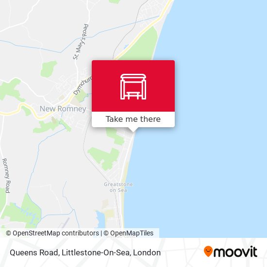 Queens Road, Littlestone-On-Sea map