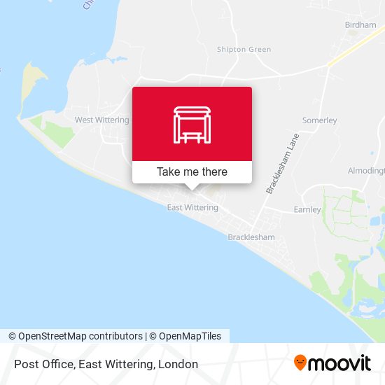 Post Office, East Wittering map