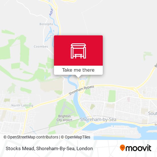 Stocks Mead, Shoreham-By-Sea map